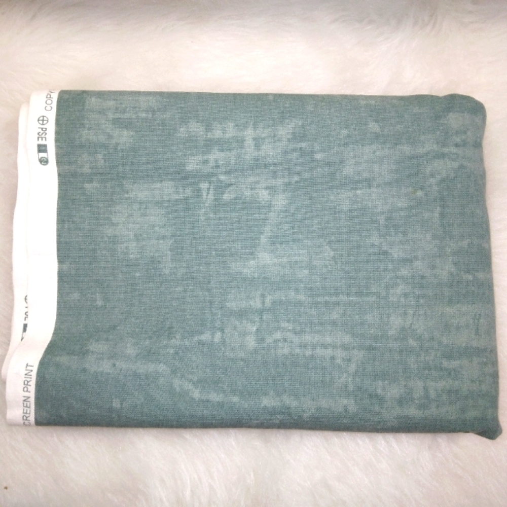 FABRIC John Wolf Decorative Fabric, Home Decor Fabric, Sponged Sage Green